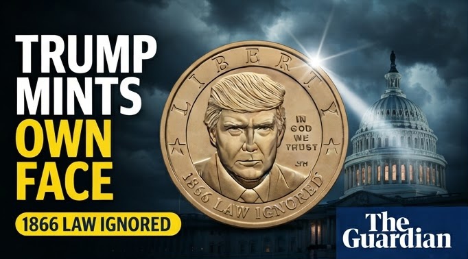 New $1 coin bearing Donald Trump's face